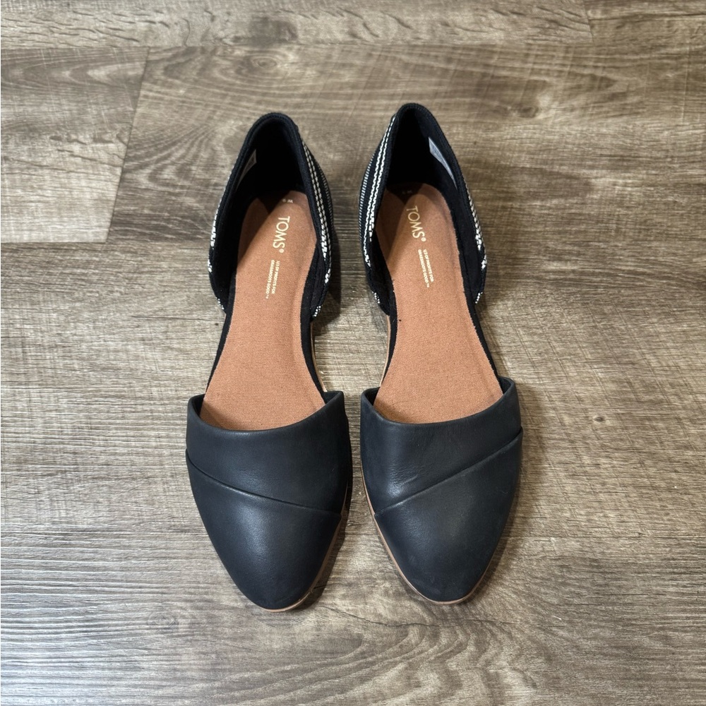 Toms Black Women's D'Orsay Flats
